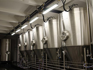 Beer fermentation - Cylindrical conical tank